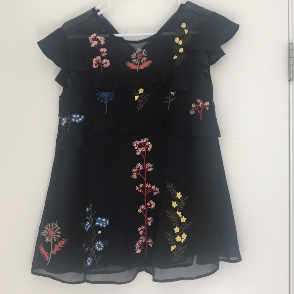 Anthropologie Ranna Gill embroidered blouse!
